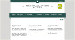 Desktop Screenshot of cheesevatfarm.co.uk