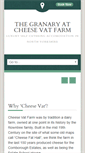 Mobile Screenshot of cheesevatfarm.co.uk